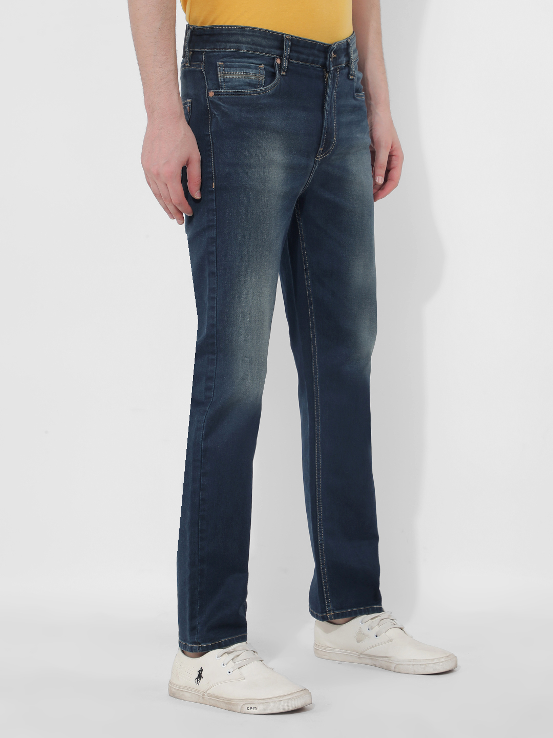 Numero Uno Men Faded Blue Jeans